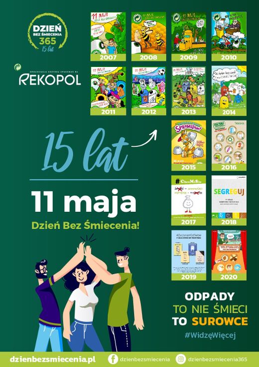 11 maja – DZIEŃ BEZ ŚMIECENIA :)