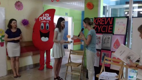 Programu edukacyjnego  „Twoja krew, moje życie”