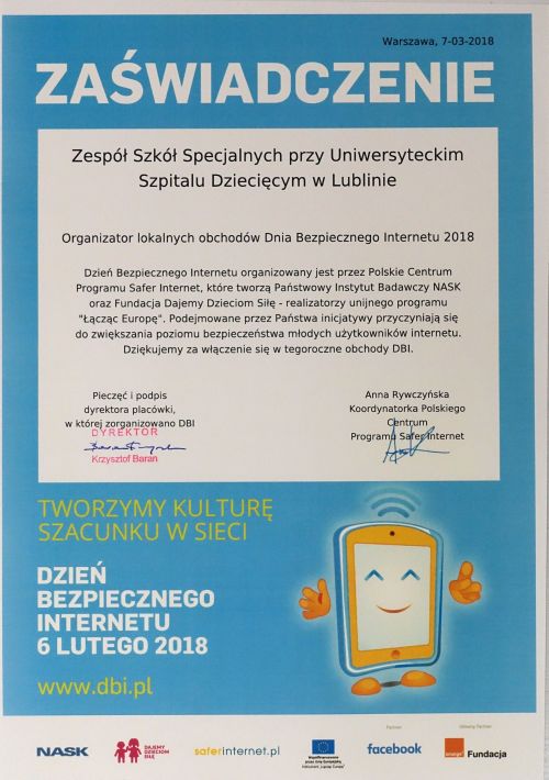 Dzień Bezpiecznego Internetu 2018