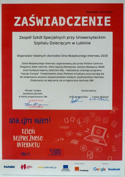 >Dzień Bezpiecznego Internetu 2019