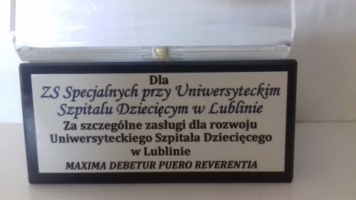 Jubileusz 20–lecia Uniwersyteckiego Szpitala Dziecięcego w Lublinie