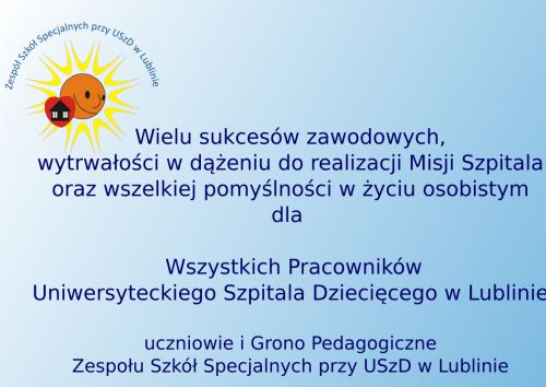 Jubileusz 20–lecia Uniwersyteckiego Szpitala Dziecięcego w Lublinie