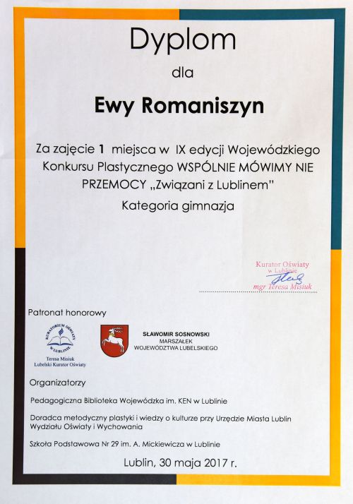 WSPÓLNIE MÓWIMY NIE PRZEMOCY