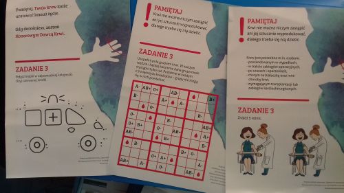 Programu edukacyjnego  „Twoja krew, moje życie”