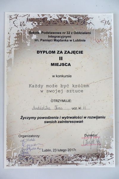 Każdy może być królem w swojej sztuce