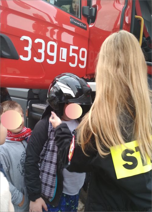 Wizyta strażaków