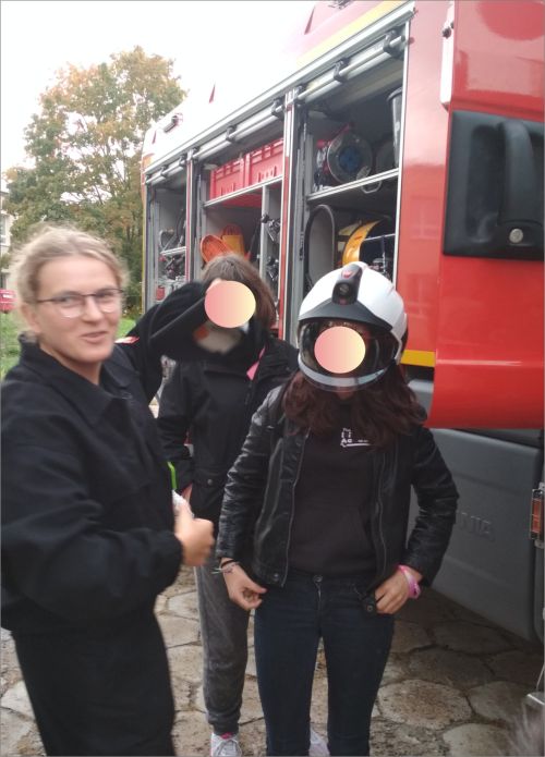 Wizyta strażaków