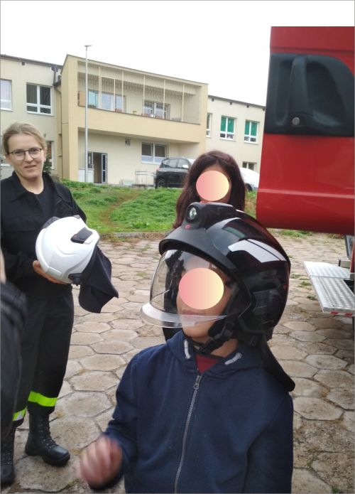 Wizyta strażaków