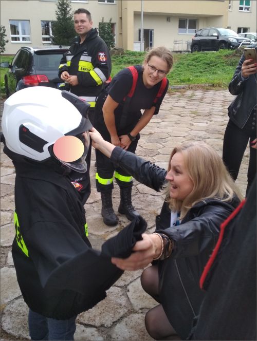 Wizyta strażaków
