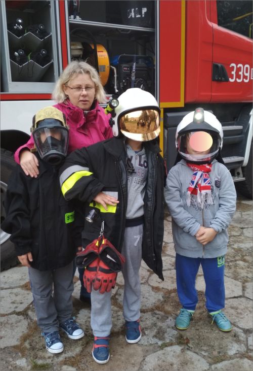 Wizyta strażaków