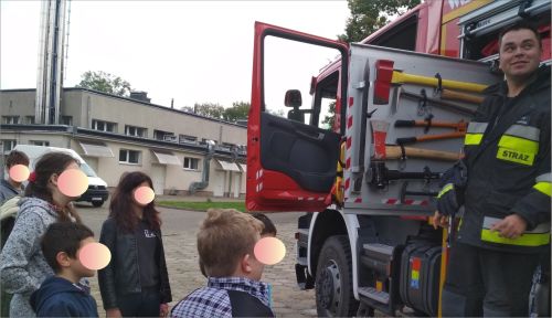 Wizyta strażaków