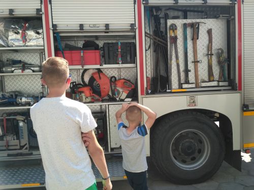 Wizyta strażaków w filii szkoły