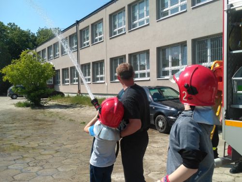 Wizyta strażaków w filii szkoły