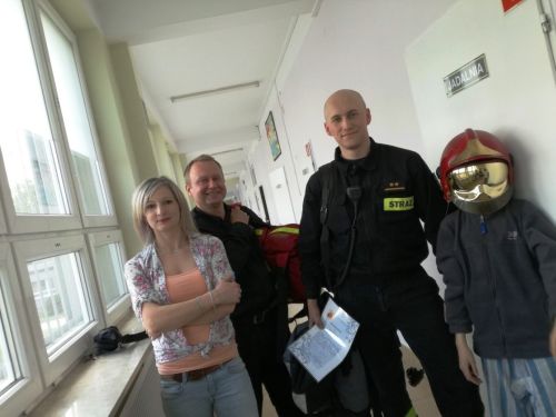 WIZYTA STRAŻY POŻARNEJ W SZKOLE