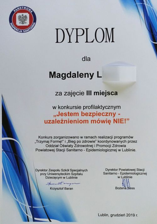 Jestem bezpieczny 